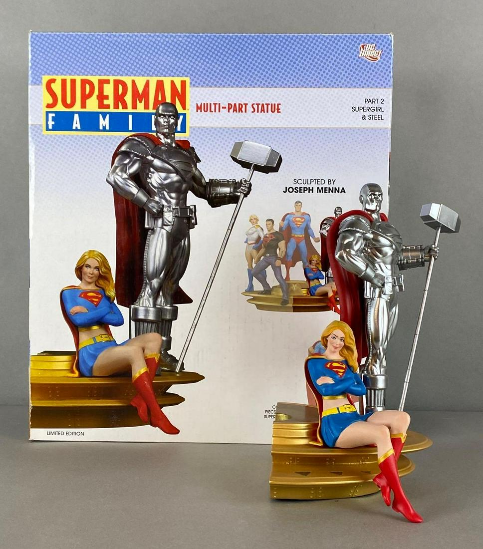 DC Direct Superman Family Supergirl and Steel Statue (1 of 9)