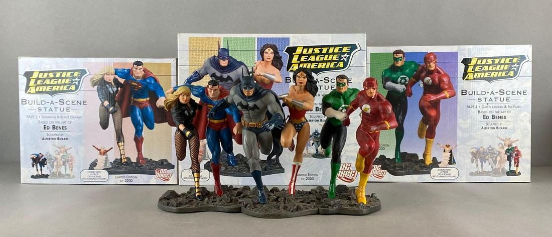 DC Direct Justice League of America Build-Statue Parts 1-3 (1 of 9)