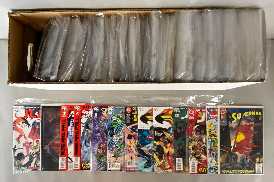 Long Box of DC Comic Books (1 of 4)