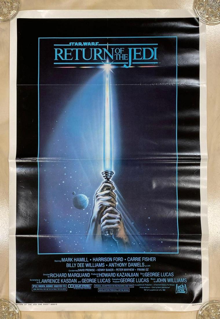 Star Wars Return of the Jedi Lithograph Movie Poster (1 of 4)