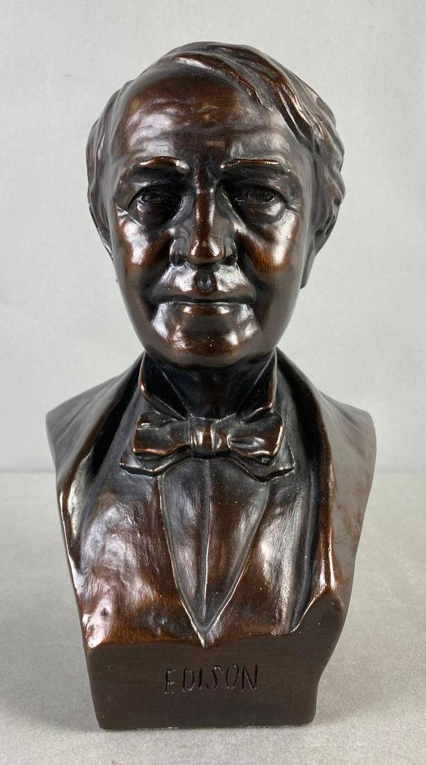 Thomas Edison Plaster Bust (1 of 6)