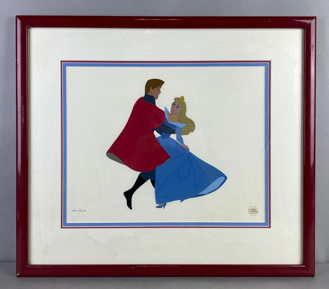 Walt Disney Sleeping Beauty Aurora and Phillip Animation Cel (1 of 6)