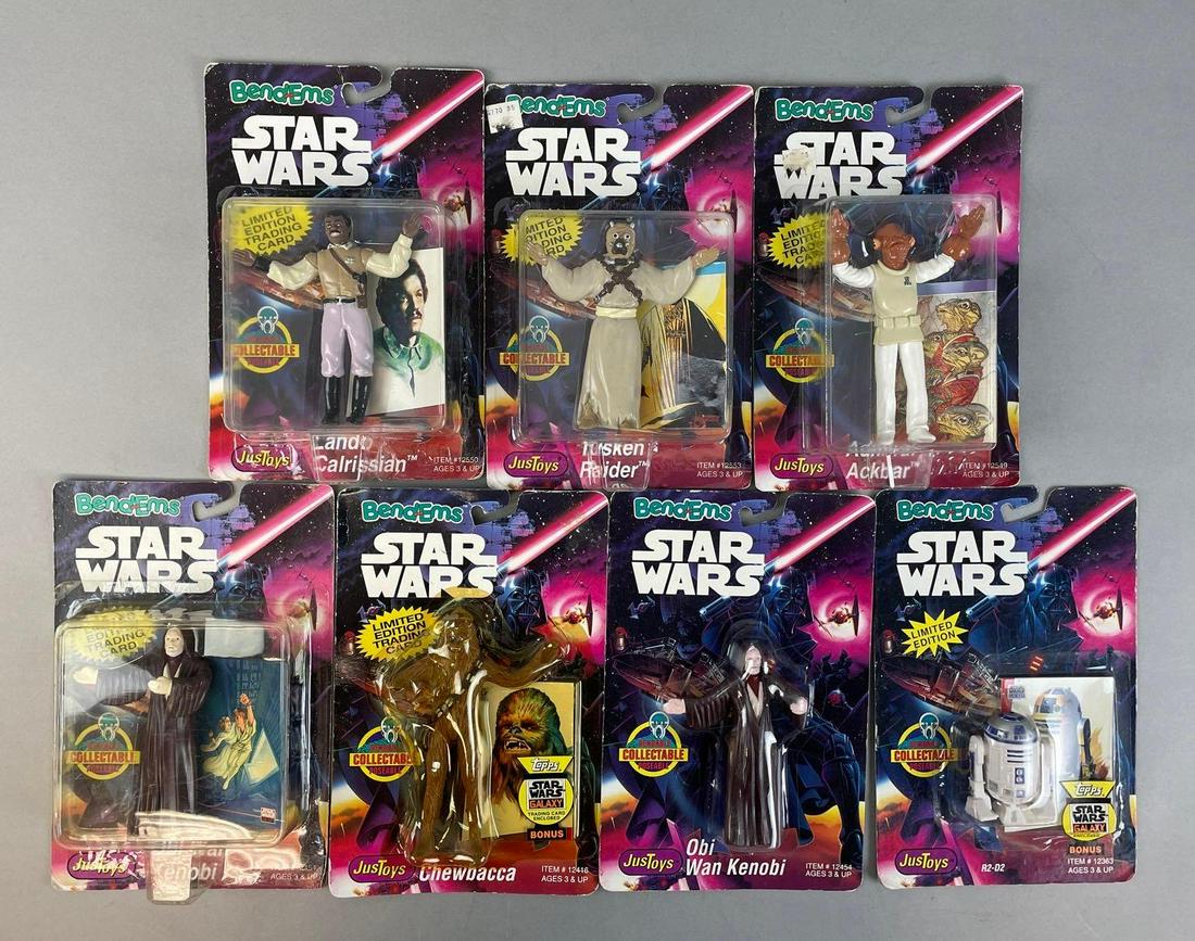 Group of 7 Just Toys Star Wars Bend-Ems Posable Figures (1 of 4)