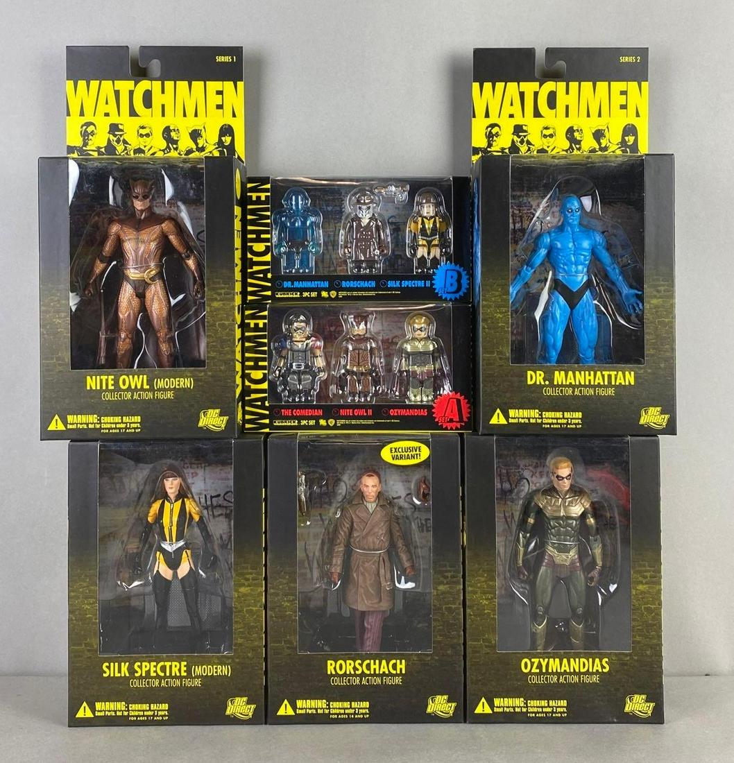 Group of 7 DC Direct Watchmen Action Figures (1 of 3)