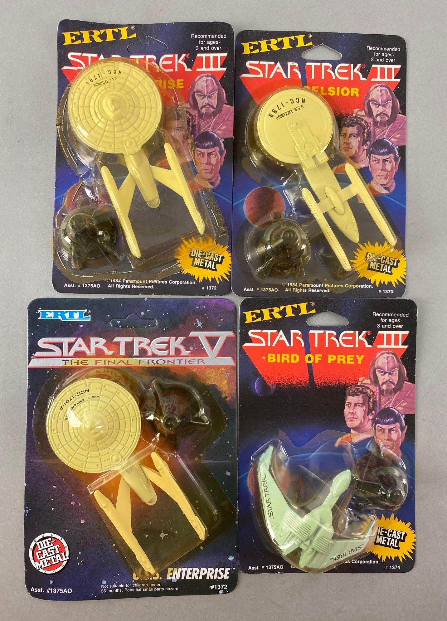 Group of 4 ERTL Star Trek Die-Cast Vehicles (1 of 4)