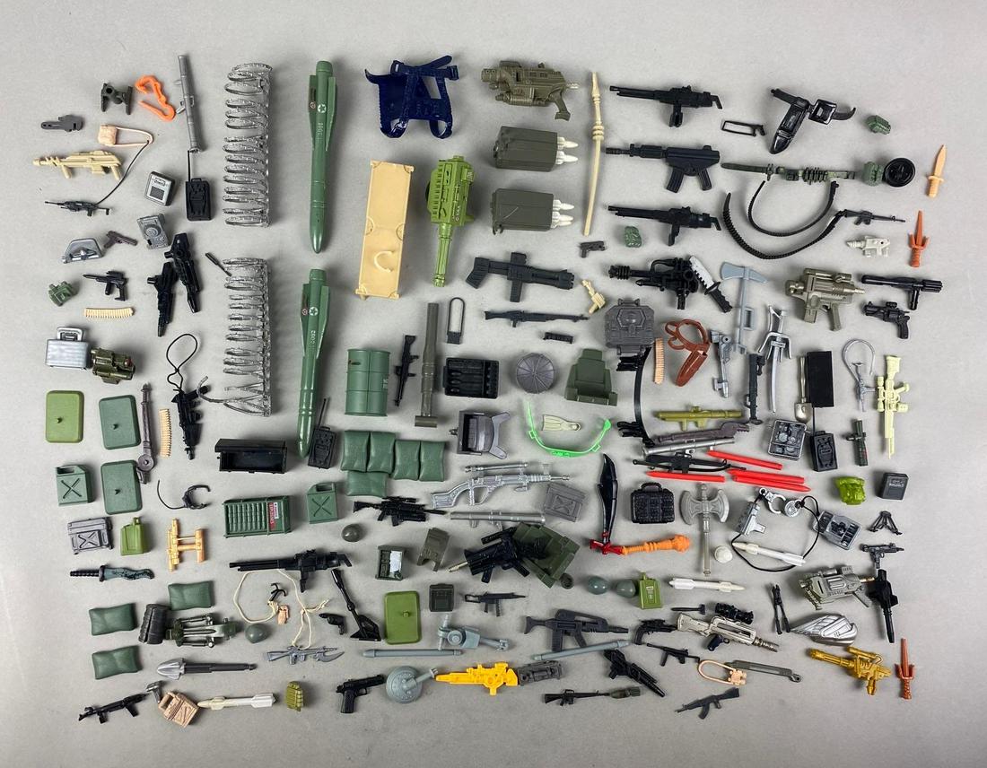 Group of 50+ Assorted GI Joe Weapons and Accessories (1 of 4)