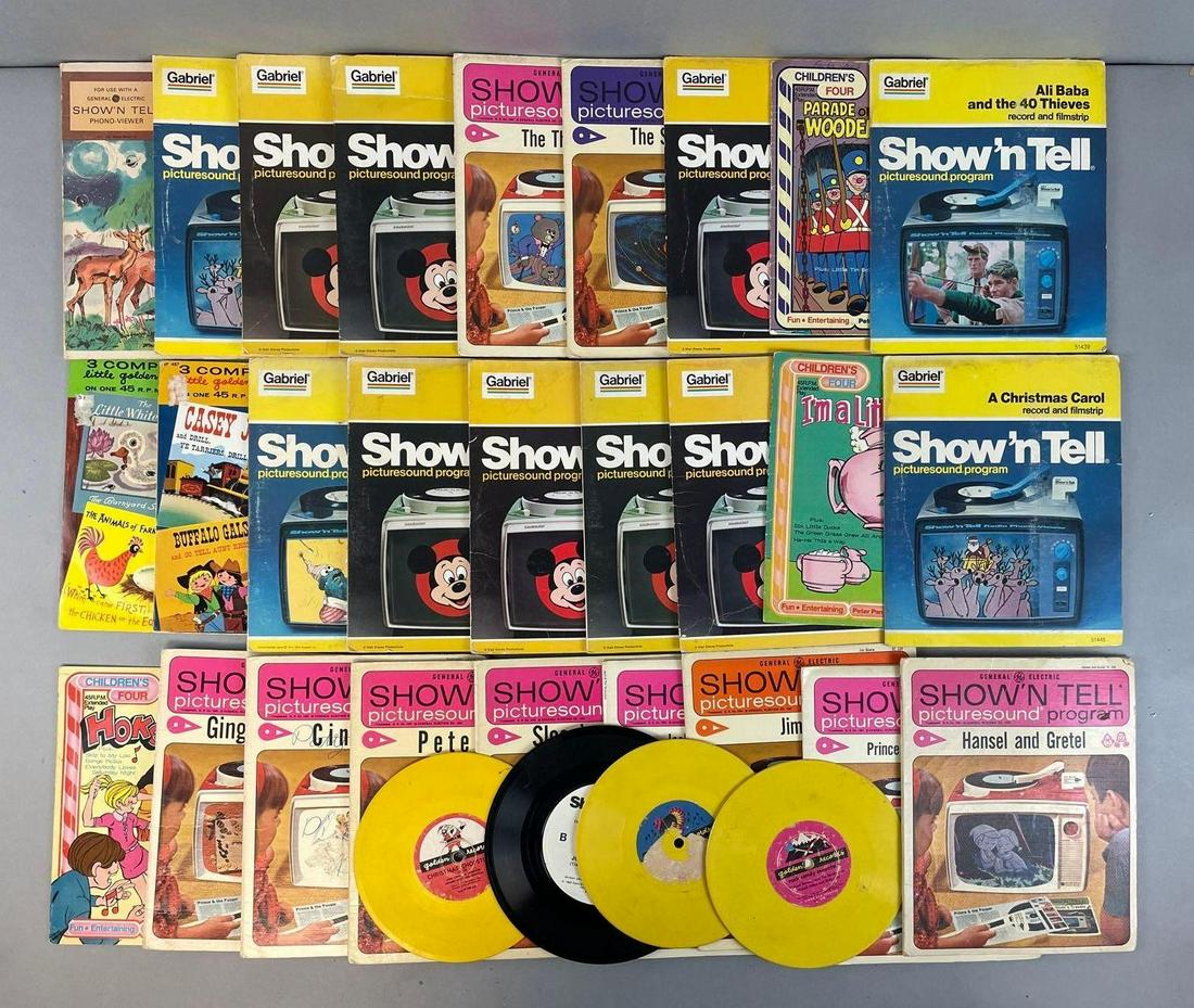Group of 30+ Vintage Show n Tell Picturesound Programs (1 of 4)