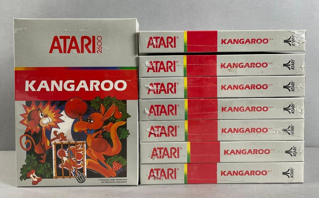 Group of 8 Atari 2600 Sealed Kangaroo Game Cartridges (1 of 4)