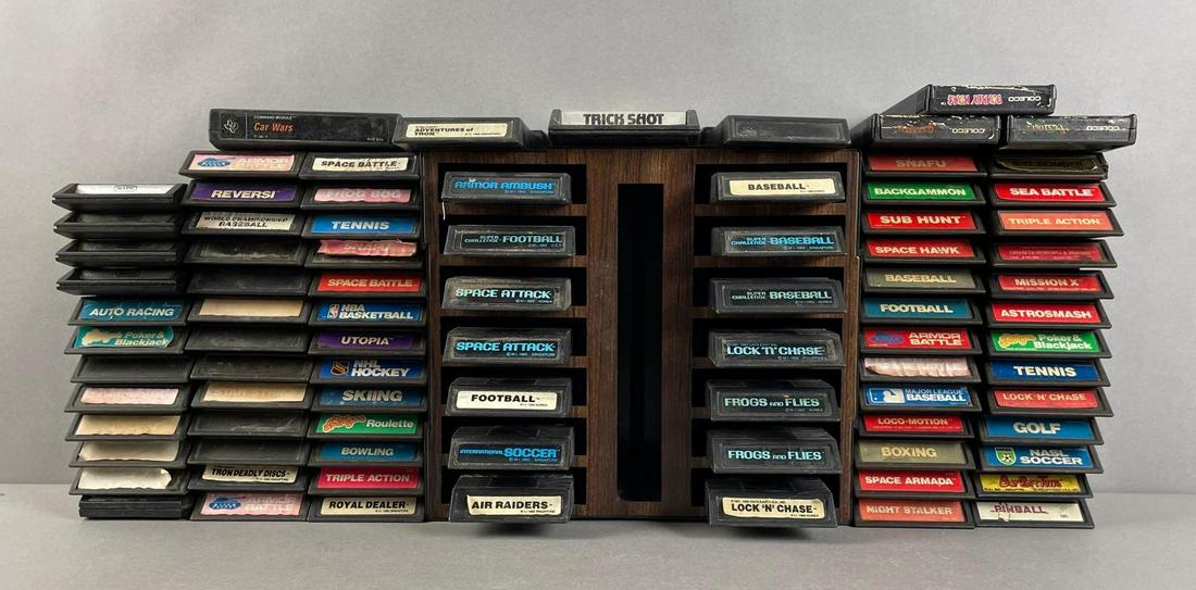 Group of 80+ Intellivision Game Cartridges (1 of 4)
