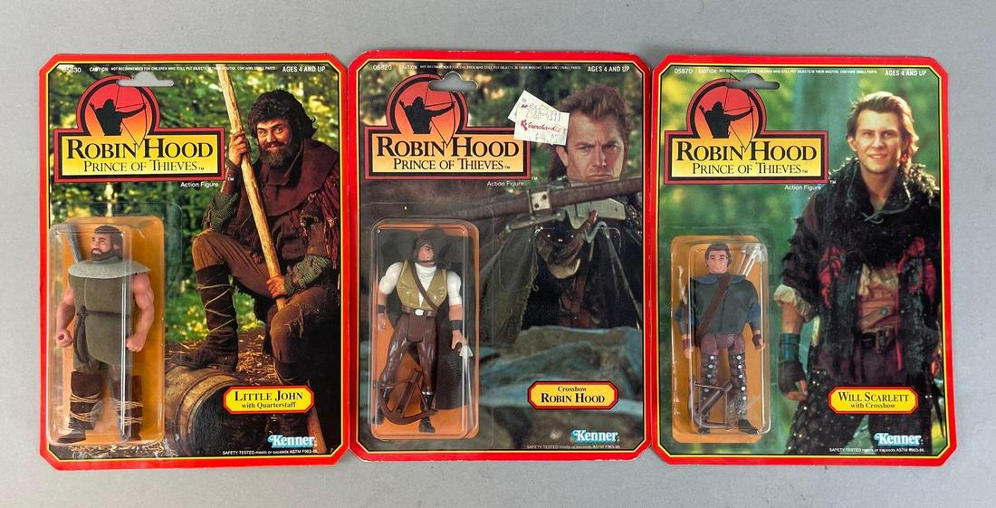 Group of 3 Kenner Robin Hood Prince of Thieves Action Figures (1 of 5)