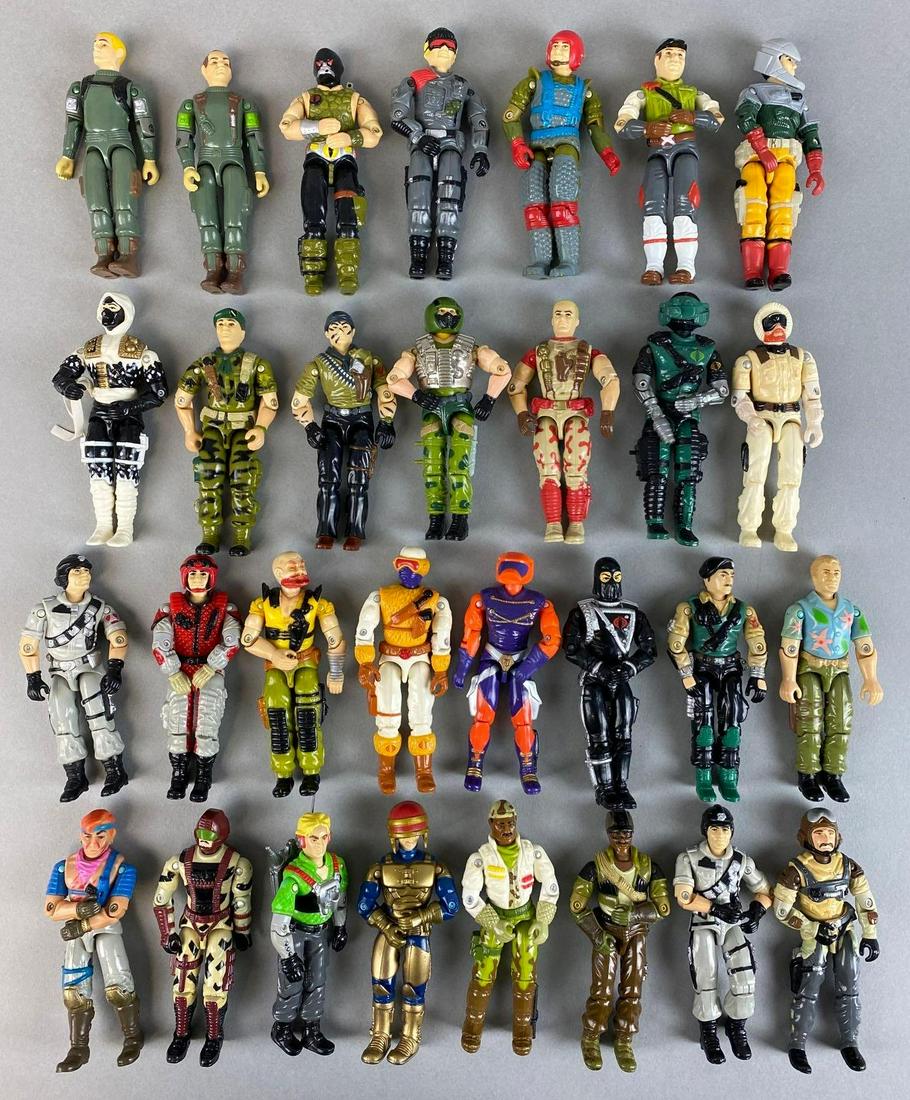 Group of 30 Hasbro G.I. Joe Action Figures (1 of 6)