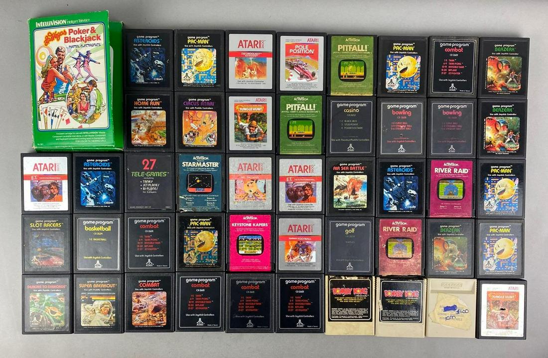 Group of 40+ Assorted Atari Games and More (1 of 3)