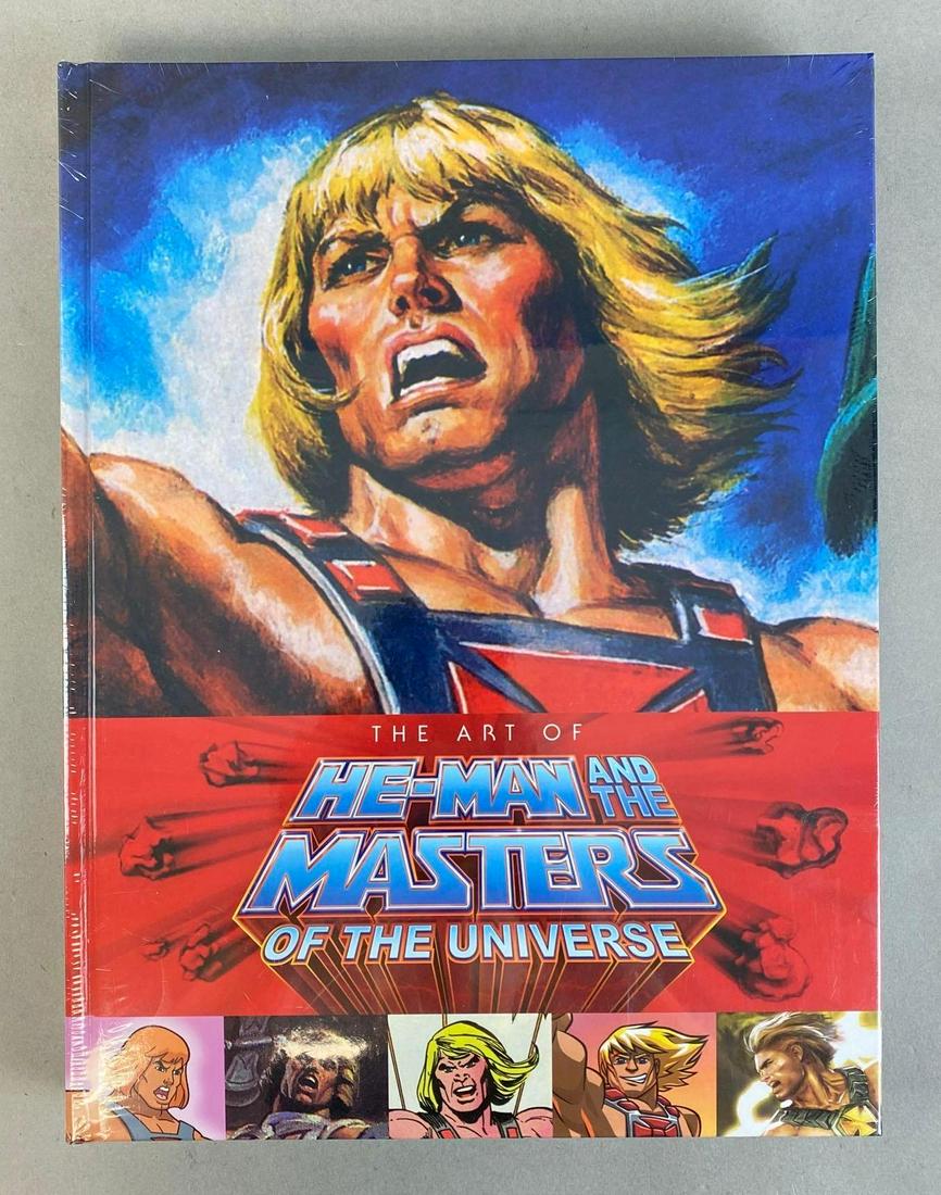 The Art of He-Man and the Masters of the Universe Hardcover Book: Authors - Tim and Steve Seeley, Dark Horse Comics, Mattel, Dreamworks, Factory Sealed, Measures 12 1/4 x 9 1/4in.
