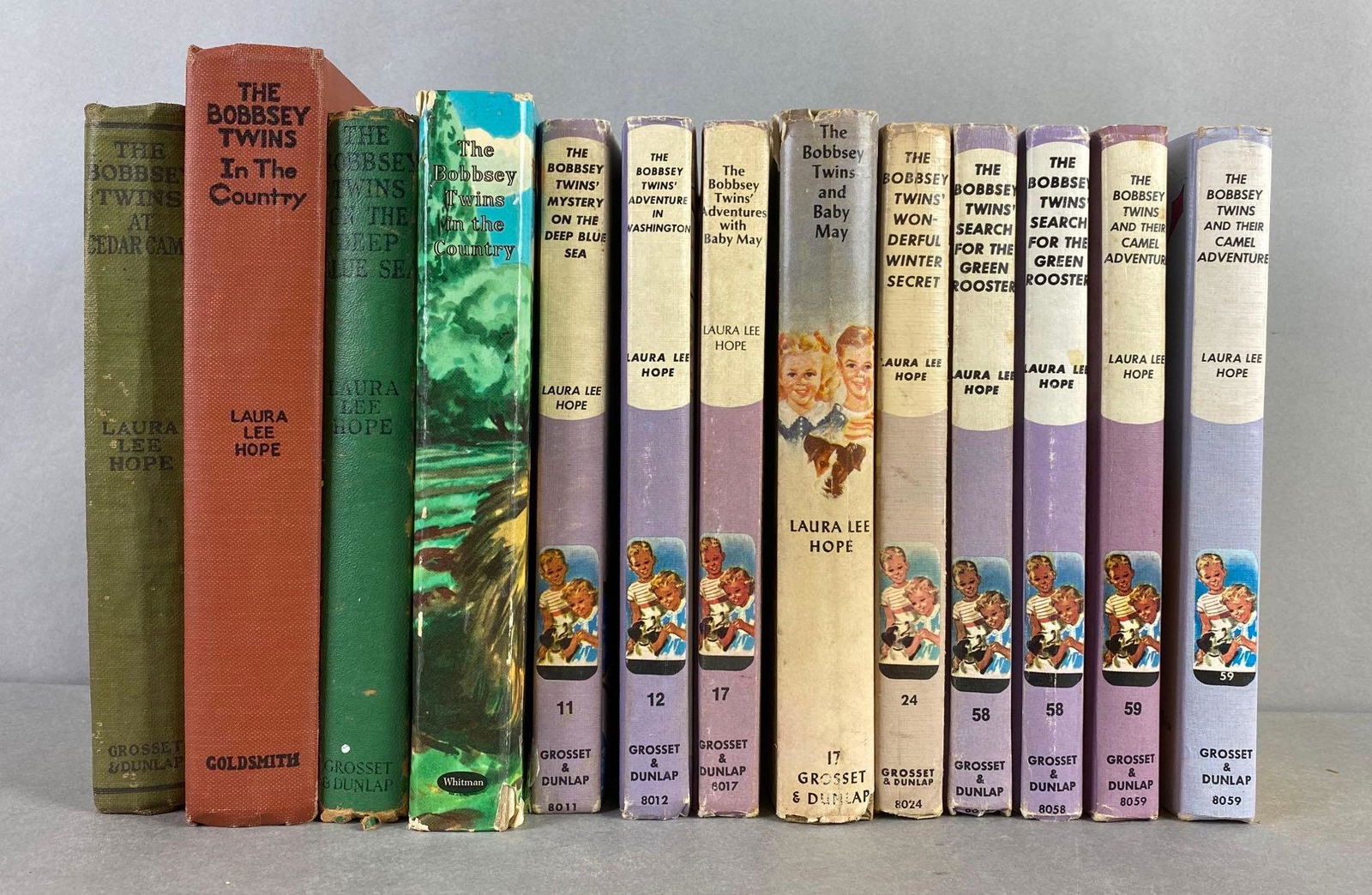Group of 13 Vintage Laura Lee Hope Bobbsey Twins Hardcover Books (1 of 4)