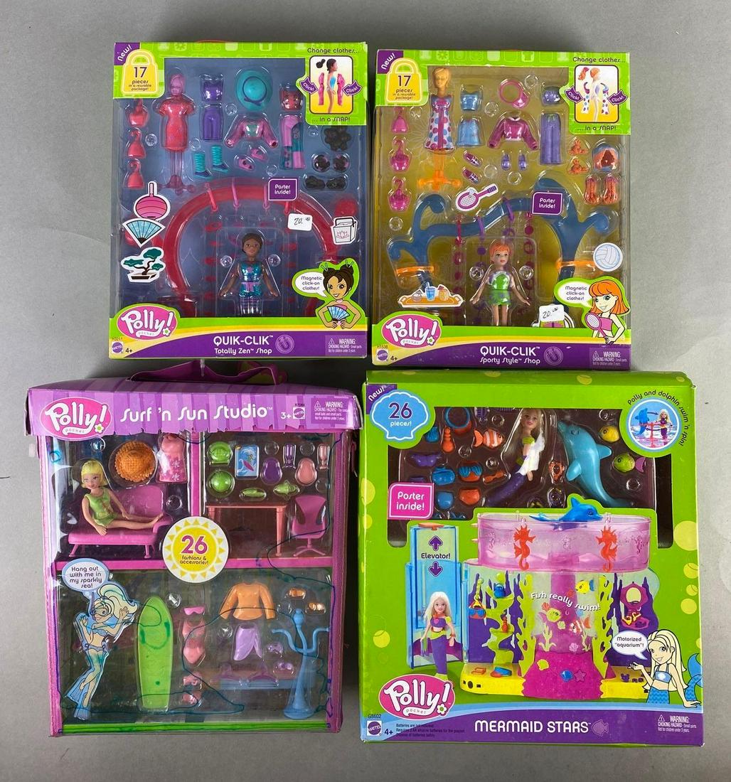Group of 4 Mattel Polly Pocket Doll Sets (1 of 5)