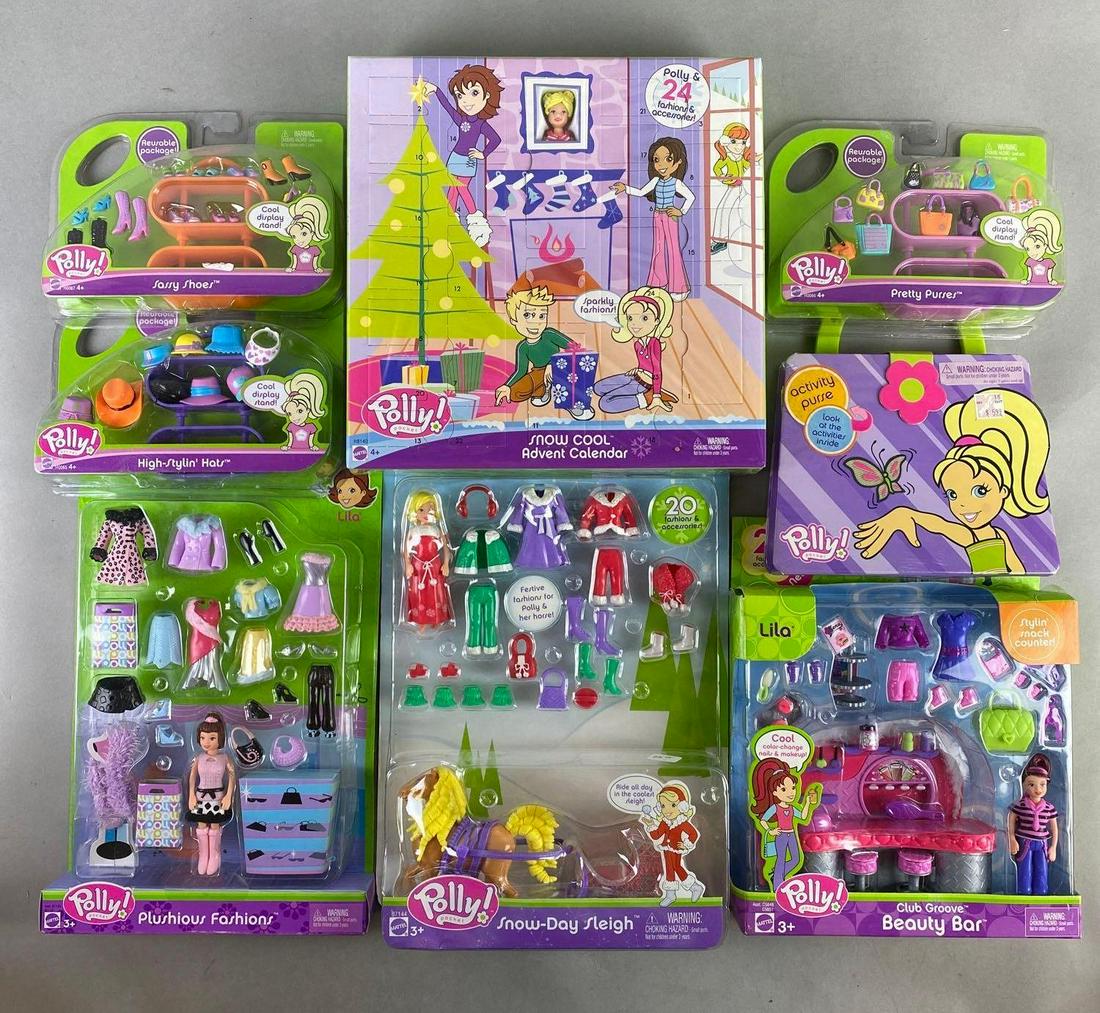 Group of 9 Mattel Polly Pocket Doll Sets (1 of 5)