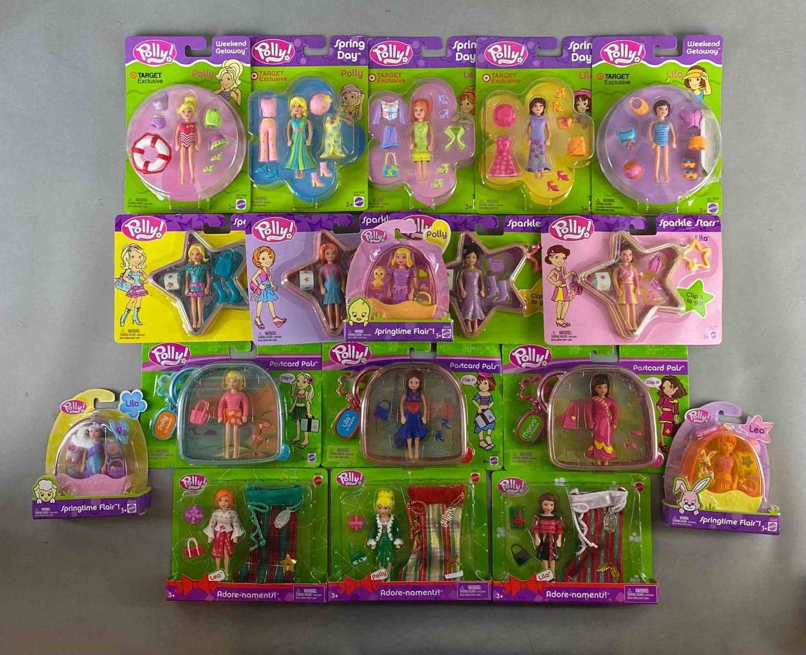 Group of 18 Mattel Polly Pocket Dolls (1 of 6)