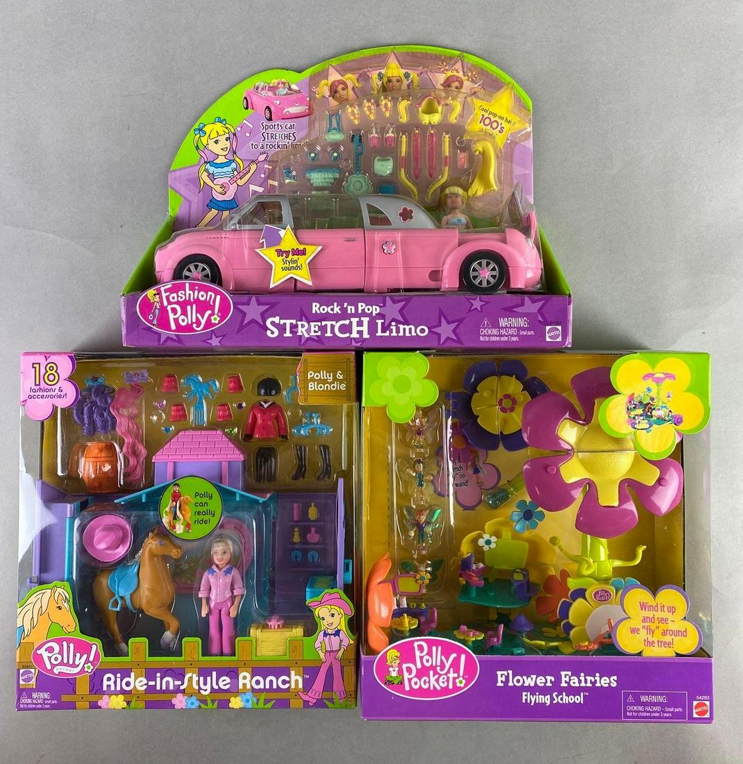 Group of 3 Mattel Polly Pocket Doll Sets (1 of 4)