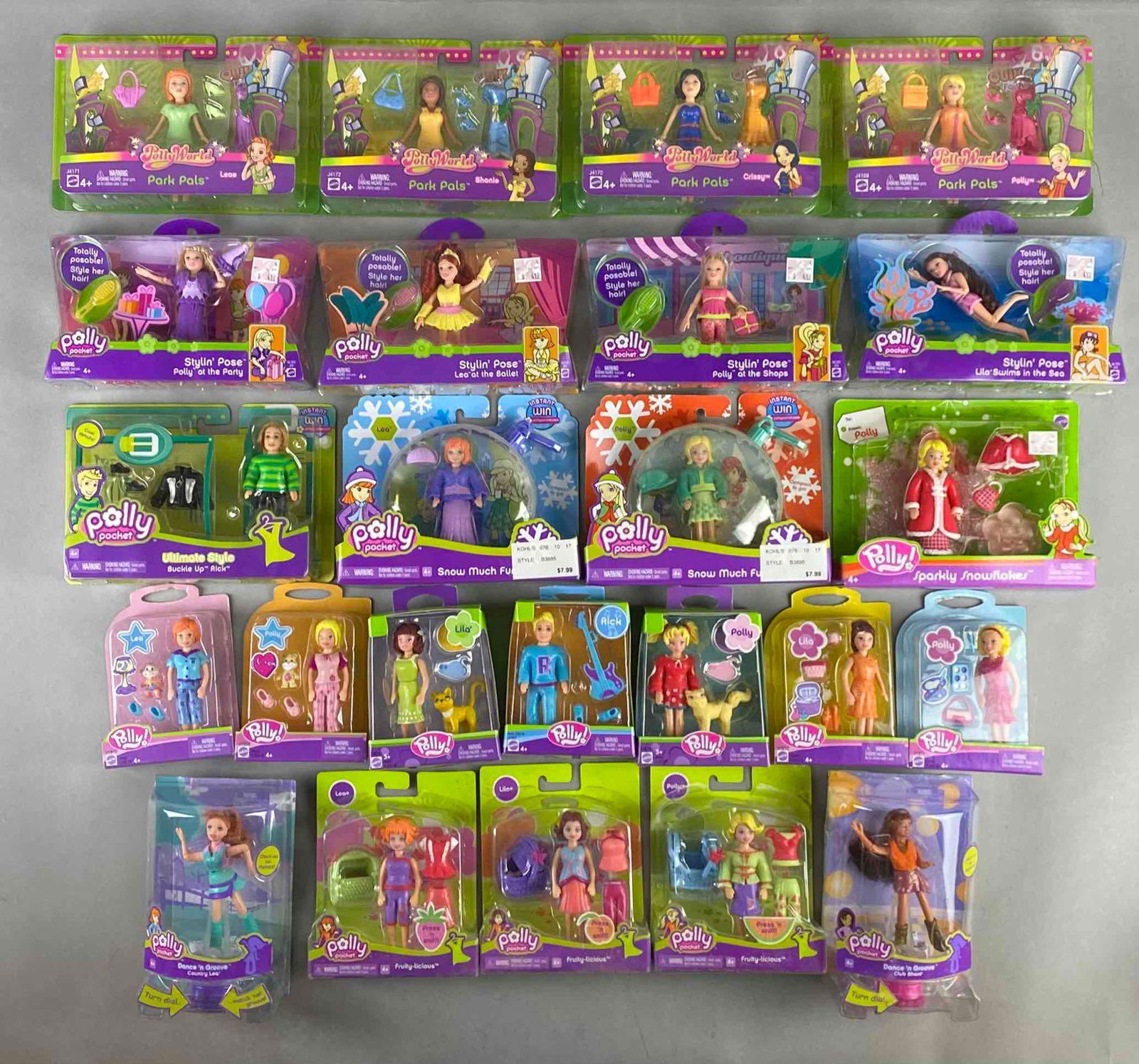 Group of 24 Mattel Polly Pocket Dolls (1 of 6)