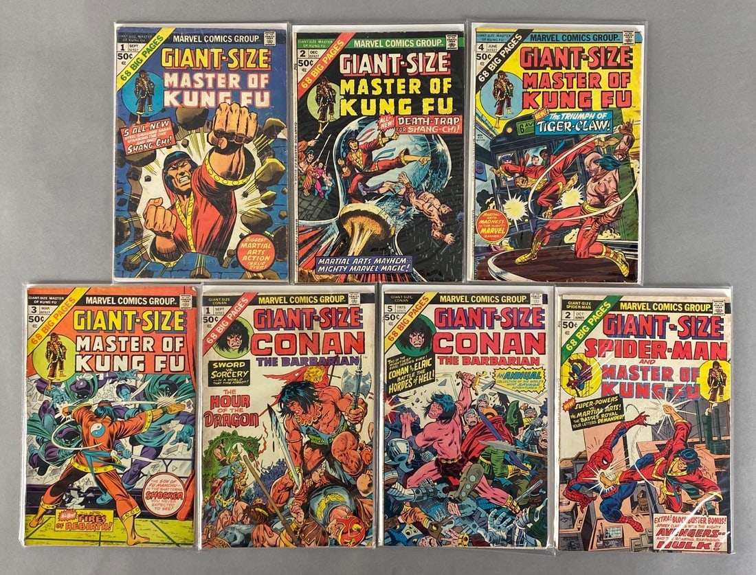 Group of 7 Marvel Giant-Sized Comic Books (1 of 3)