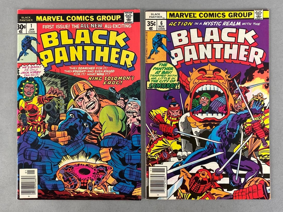 Group of 2 Marvel Black Panther Comic Books (1 of 10)