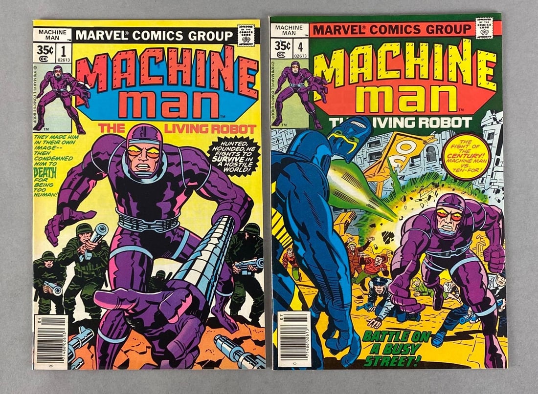 Group of 2 Marvel Machine Man Comic Books (1 of 10)