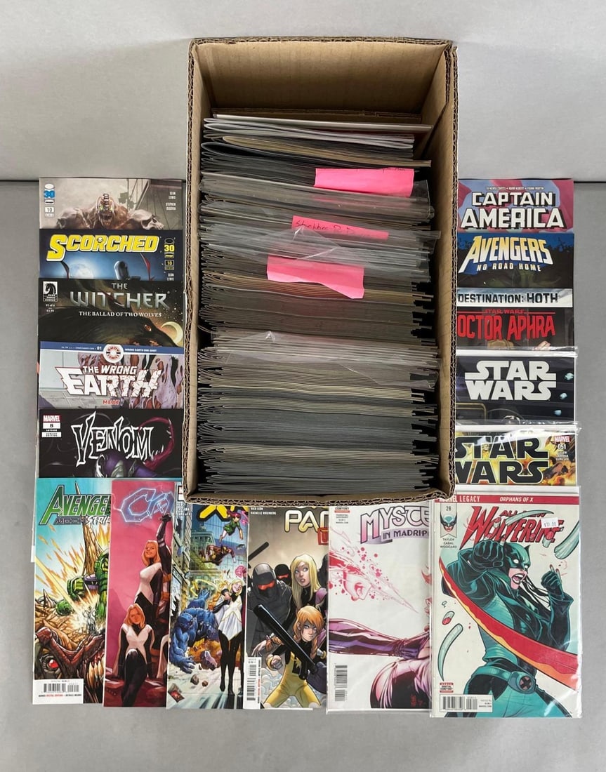 Short Box of Marvel / Image / Dark Horse Comic Books (1 of 3)