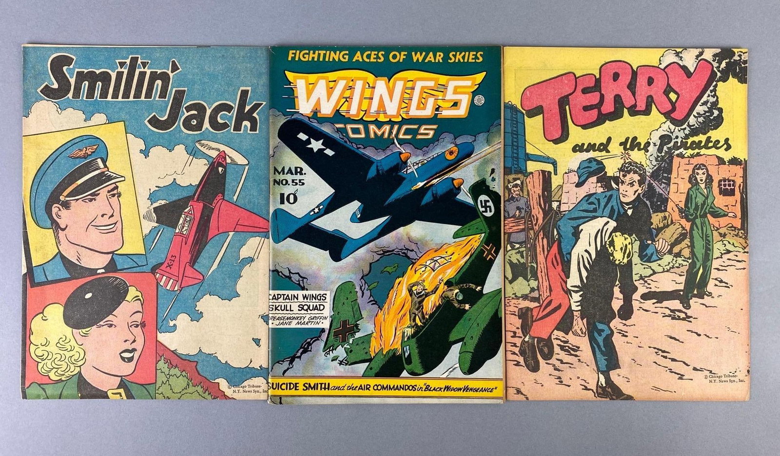Group of 3 Chicago Tribune and Wings Comic Books (1 of 10)