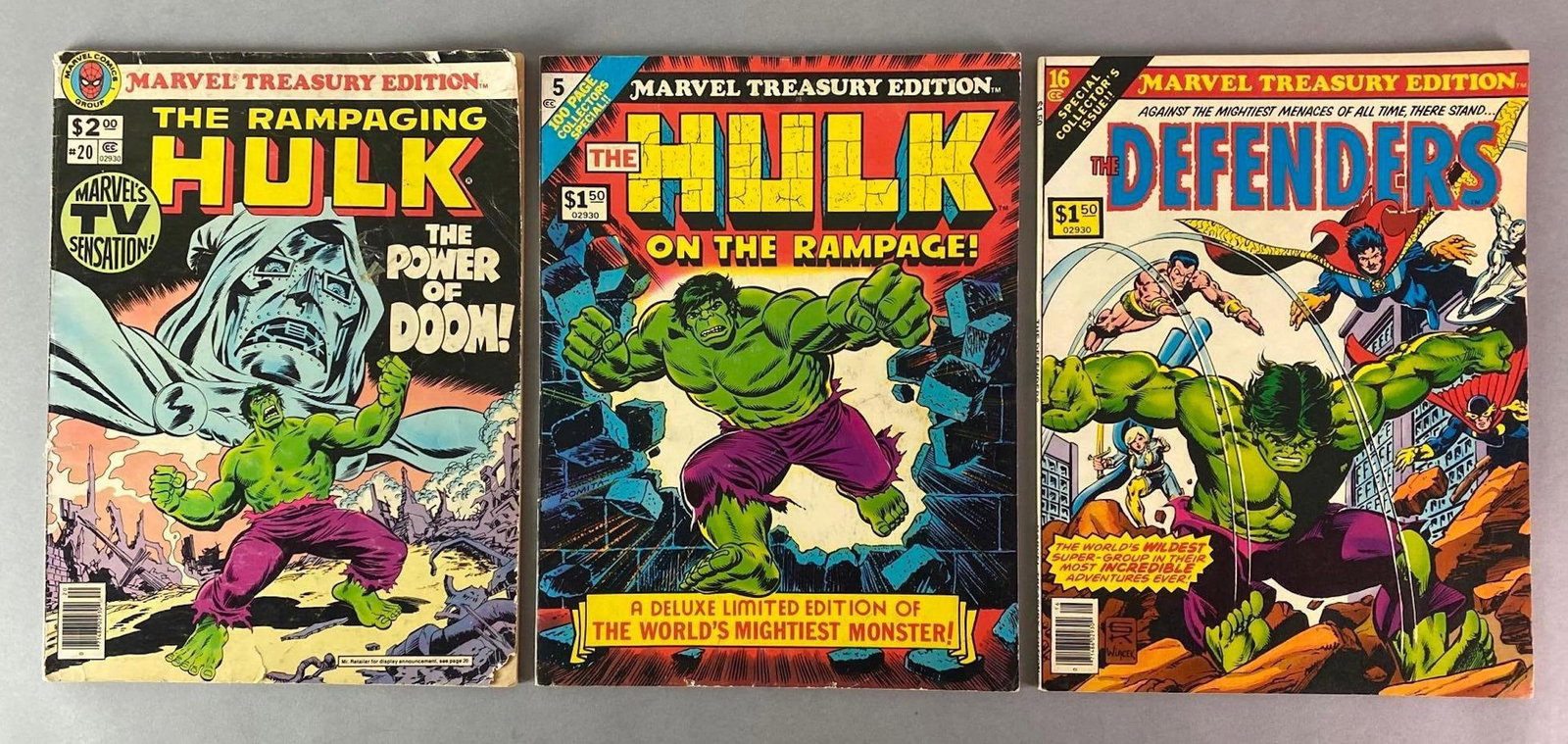 Group of 3 Oversized Marvel Treasury Edition Comic Books (1 of 7)