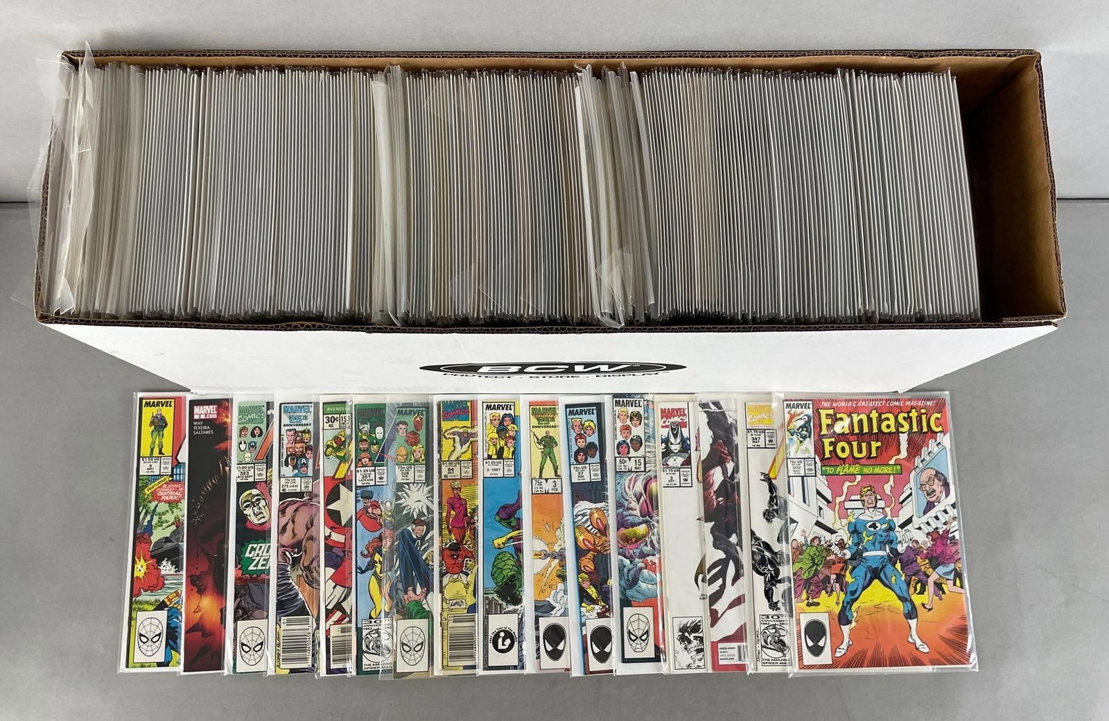 Long Box of Marvel Comic Books (1 of 3)