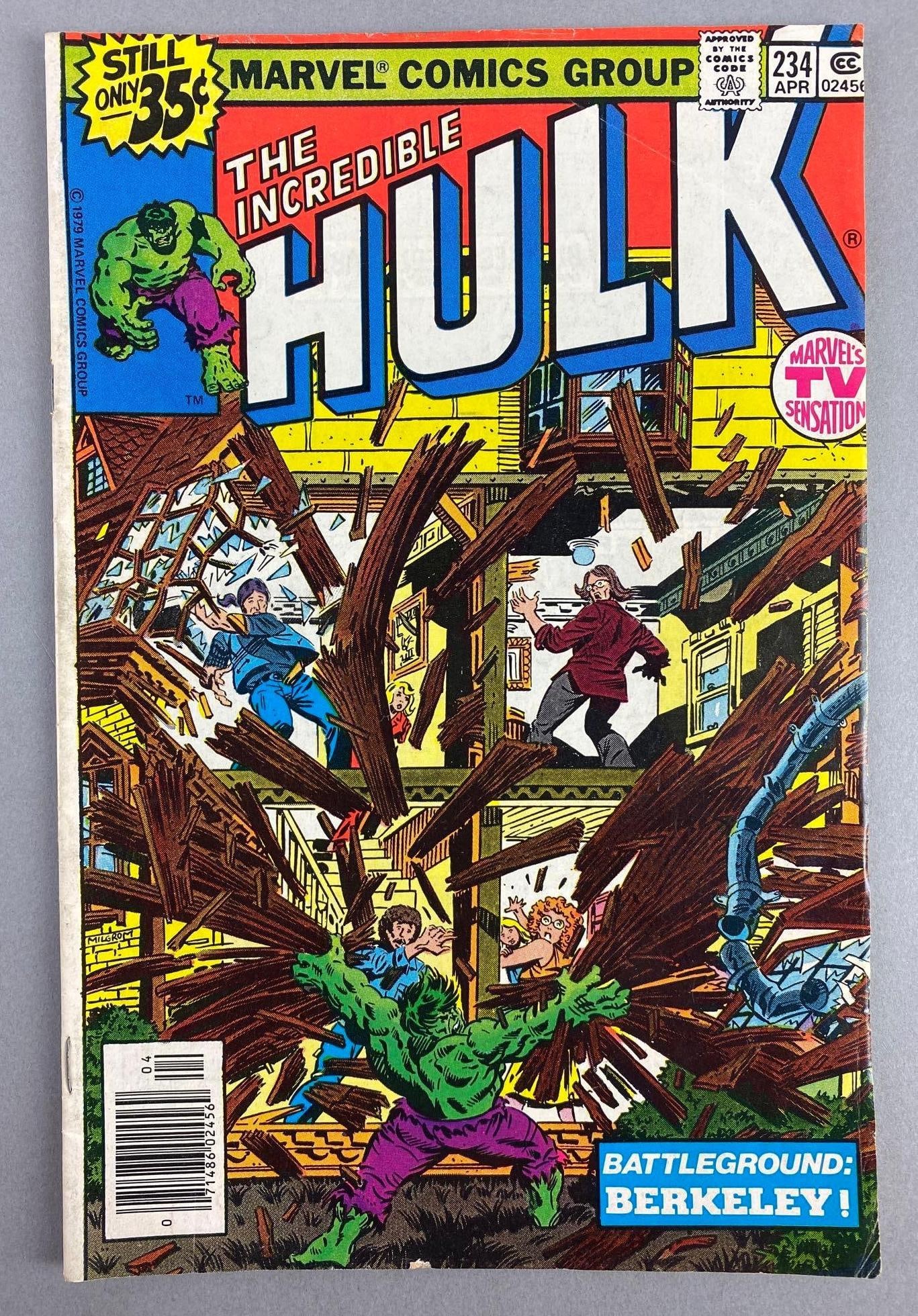 Marvel Comics The Incredible Hulk No. 234: 1st Appearance as Quasar (Wendell Elvis Vaughn). April 1979, Bronze Age, $0.35