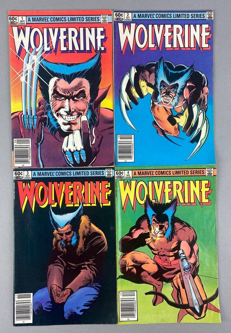 Group Of 4 Marvel Comics Limited Series Wolverine Auction