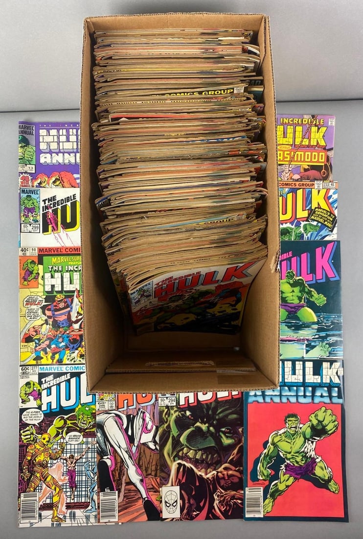 Shortbox of Assorted Marvel The Incredible Hulk Comic Books (1 of 3)