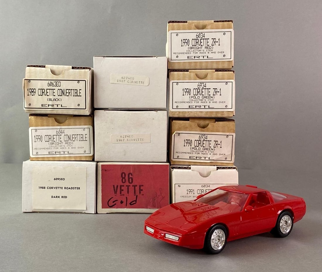 Group of 10 Corvette Dealership Promo Cars (1 of 3)
