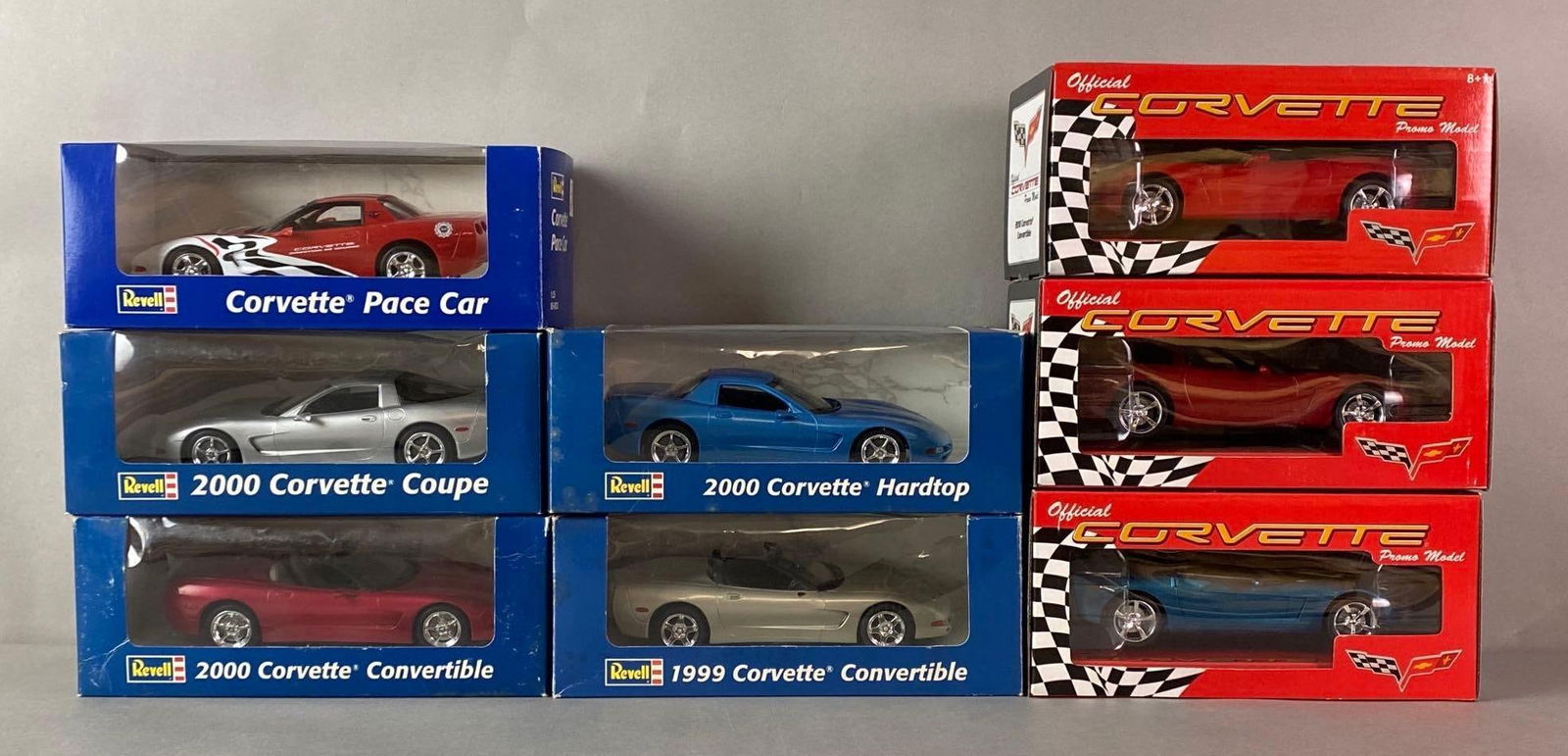 Group of 8 Revell Corvette Dealership Promo Cars and More (1 of 3)