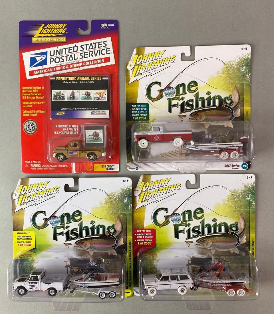 Group of 4 Johnny Lightning Die-Cast Vehicles (1 of 4)