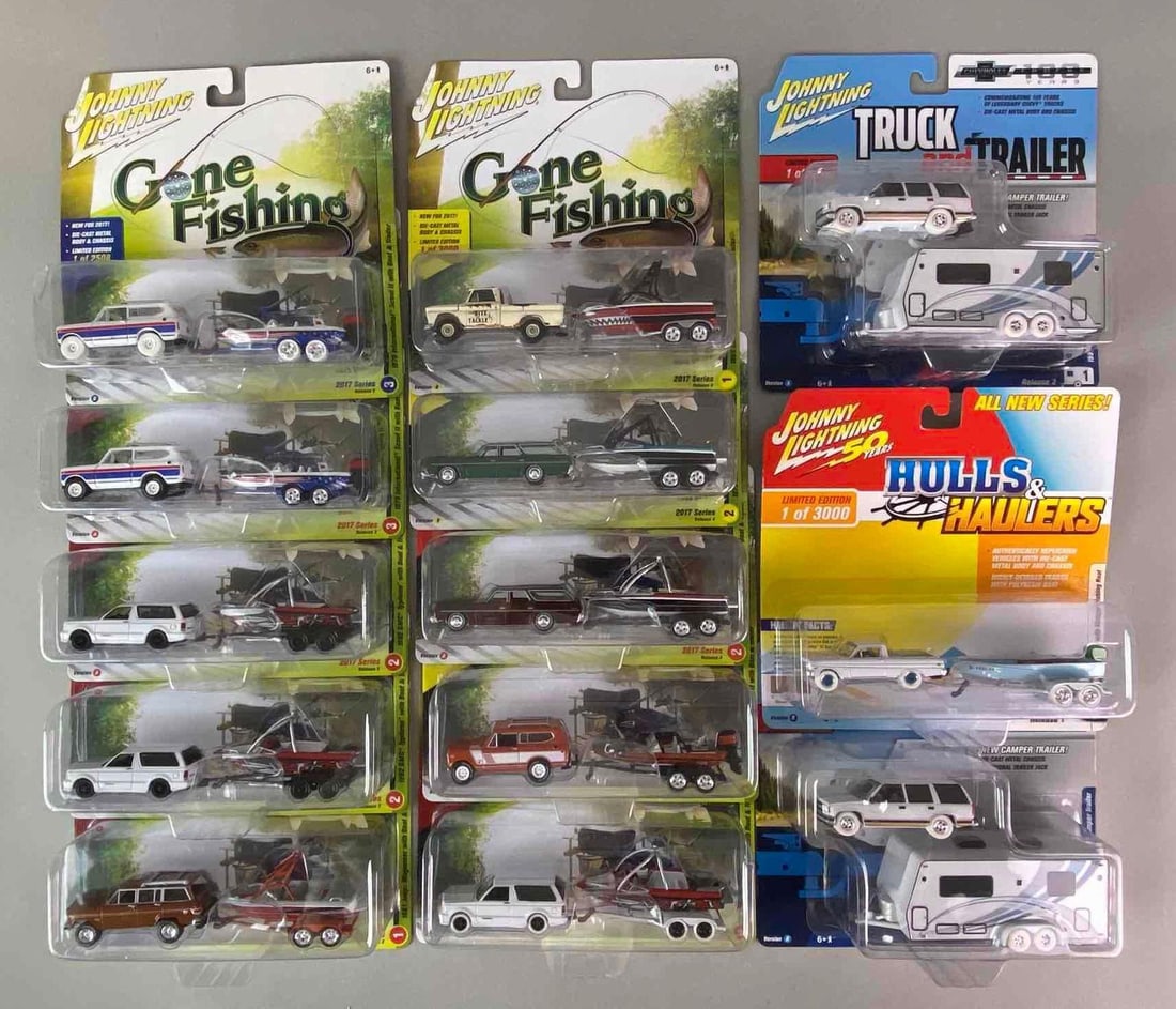 Group of 13 Johnny Lightning Die-Cast Vehicles (1 of 6)