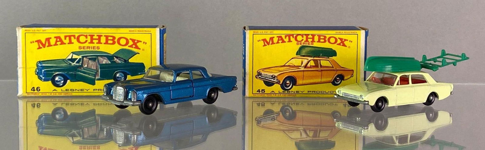 Group of 2 Matchbox No. 45 and 46 Die-Cast Vehicles (1 of 7)
