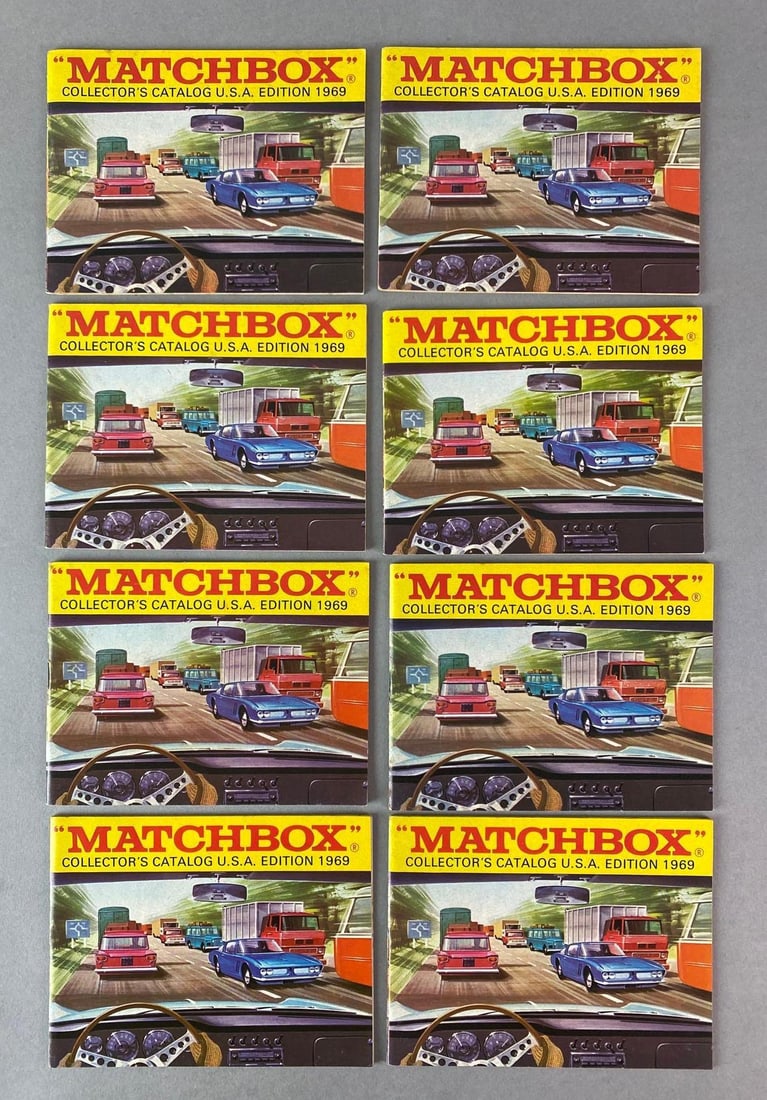 Group of 8 Matchbox 1969 Collectors Catalogs (1 of 2)