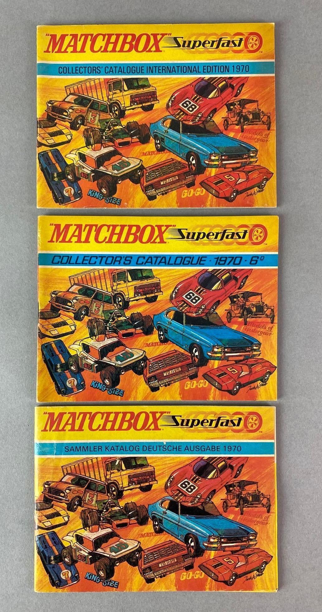 Group of 3 Matchbox Superfast 1970 Collector Catalogs (1 of 2)