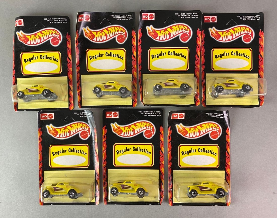 Group of 7 Leo Mattel Hot Wheels Regular Collection Neet Streeter Vehicles (1 of 3)