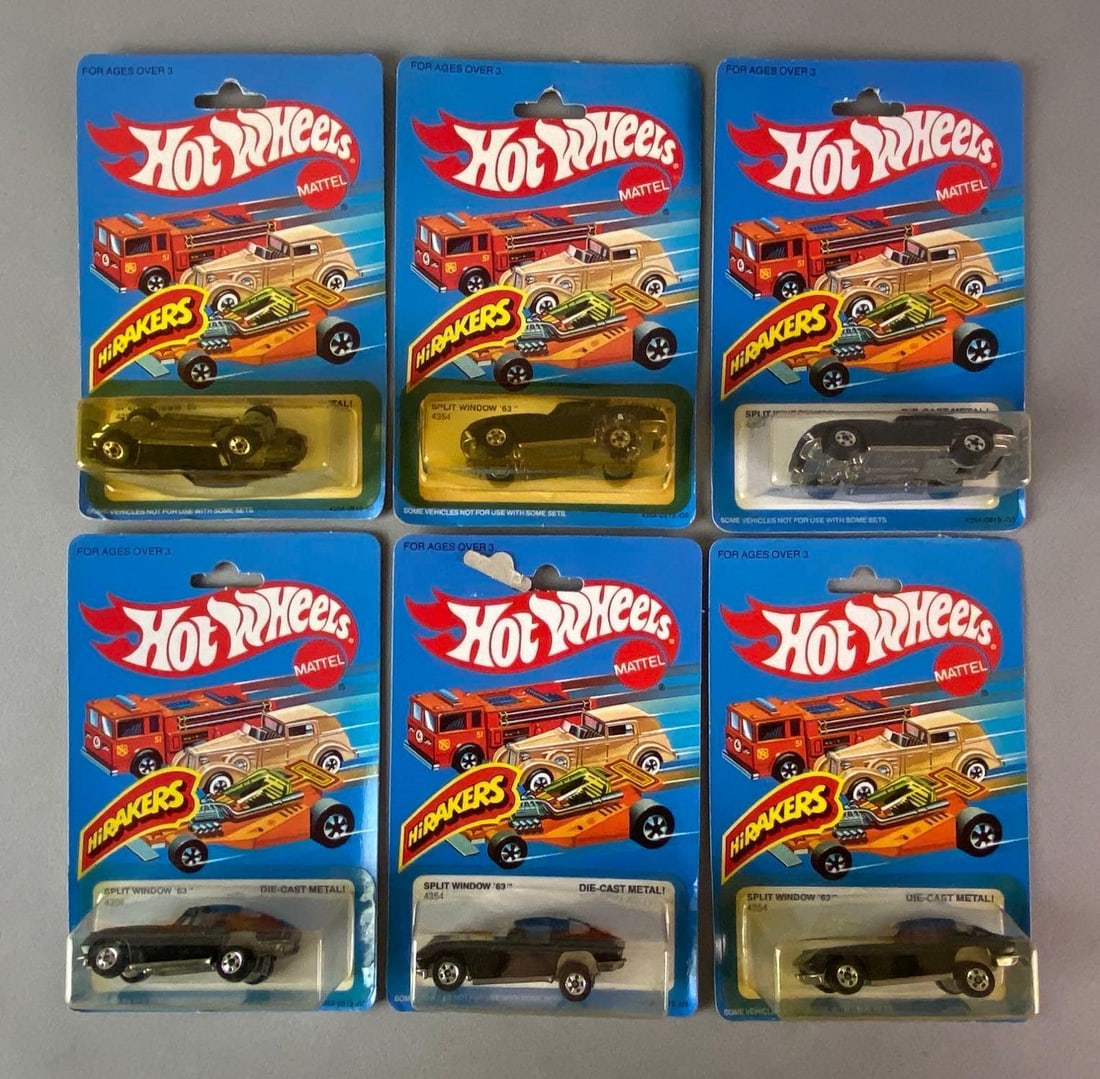 Group of 6 Hot Wheels No. 4354 Split Window 63 Vehicles (1 of 4)
