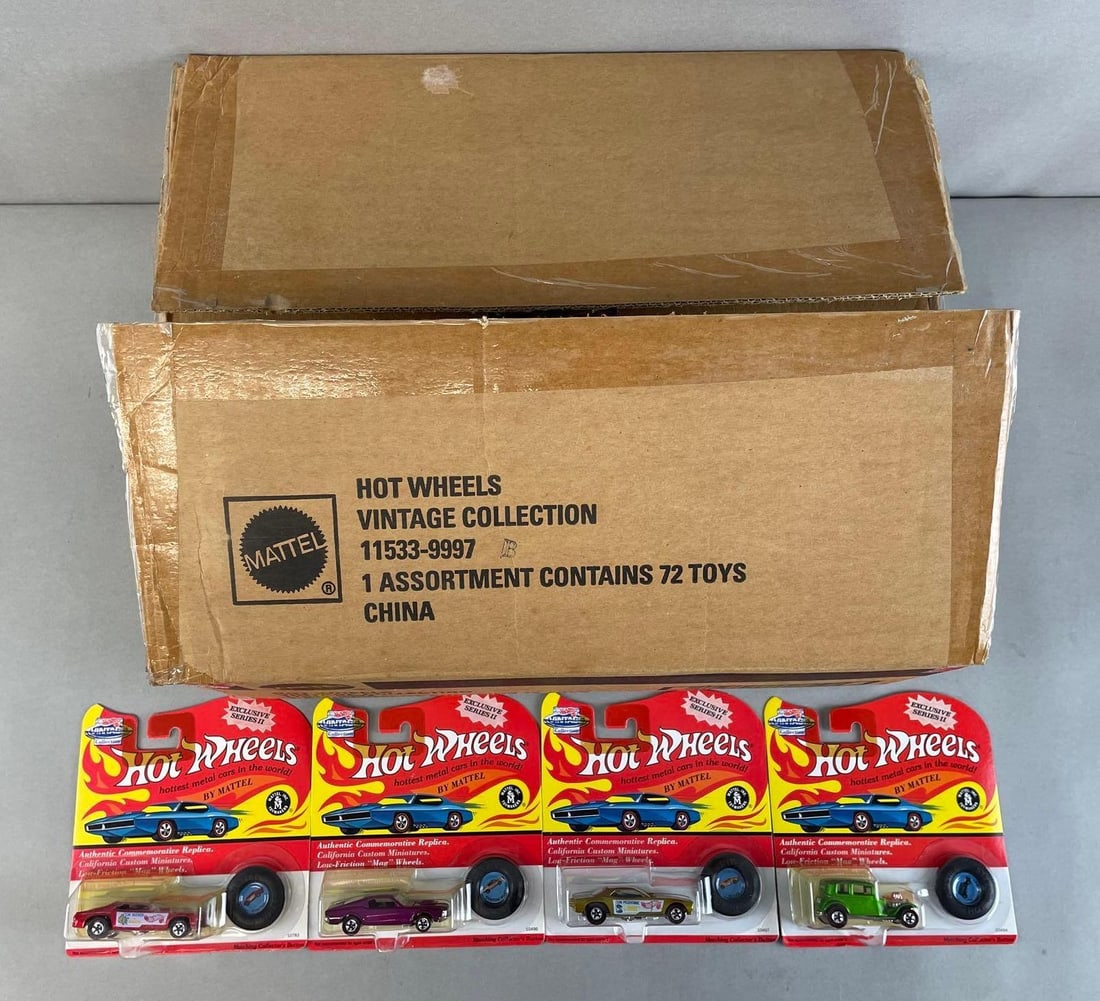 Group of 45+ Mattel Hot Wheels Vintage Collection Diecast Vehicles (1 of 3)