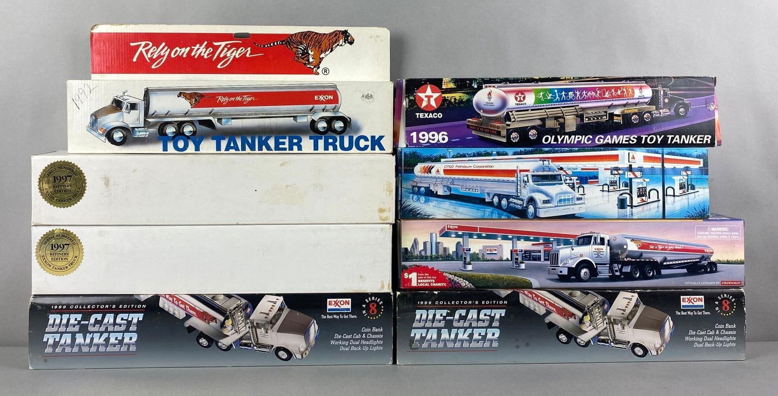 Group of 8 Assorted Tanker Die-Cast Vehicles (1 of 3)