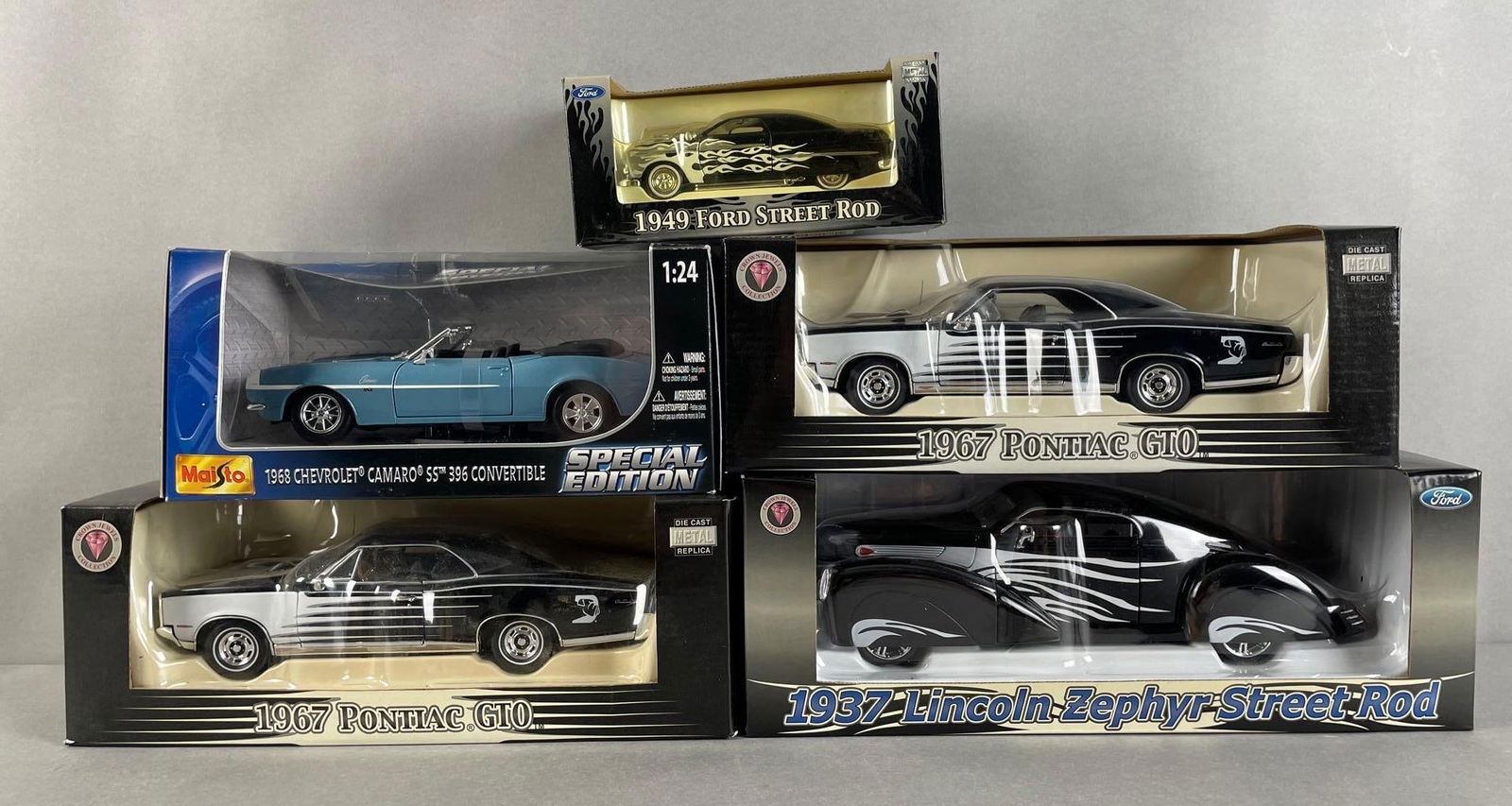Group Of 5 Diecast Cars Auction