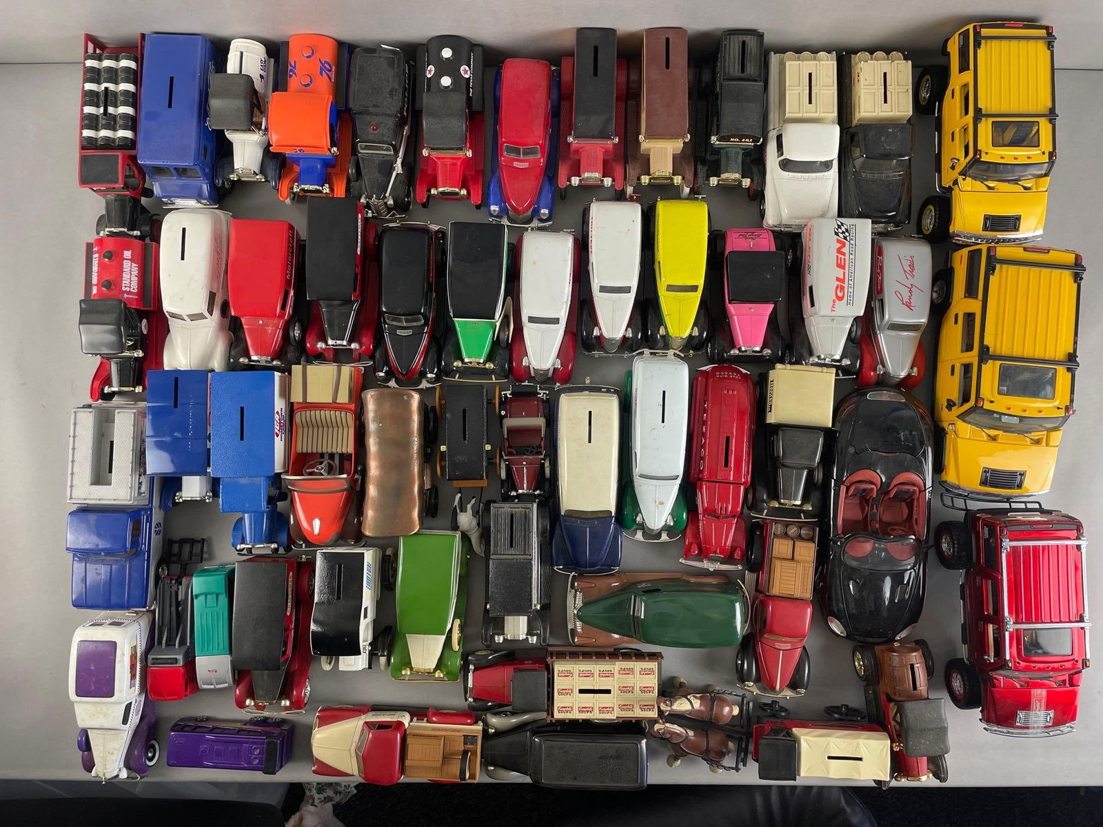 Group of 50+ Ertl Diecast Metal Vehicle Banks and More (1 of 3)