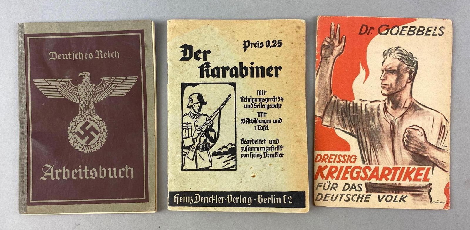 Group of 3 WW2 German Ephemera (1 of 4)