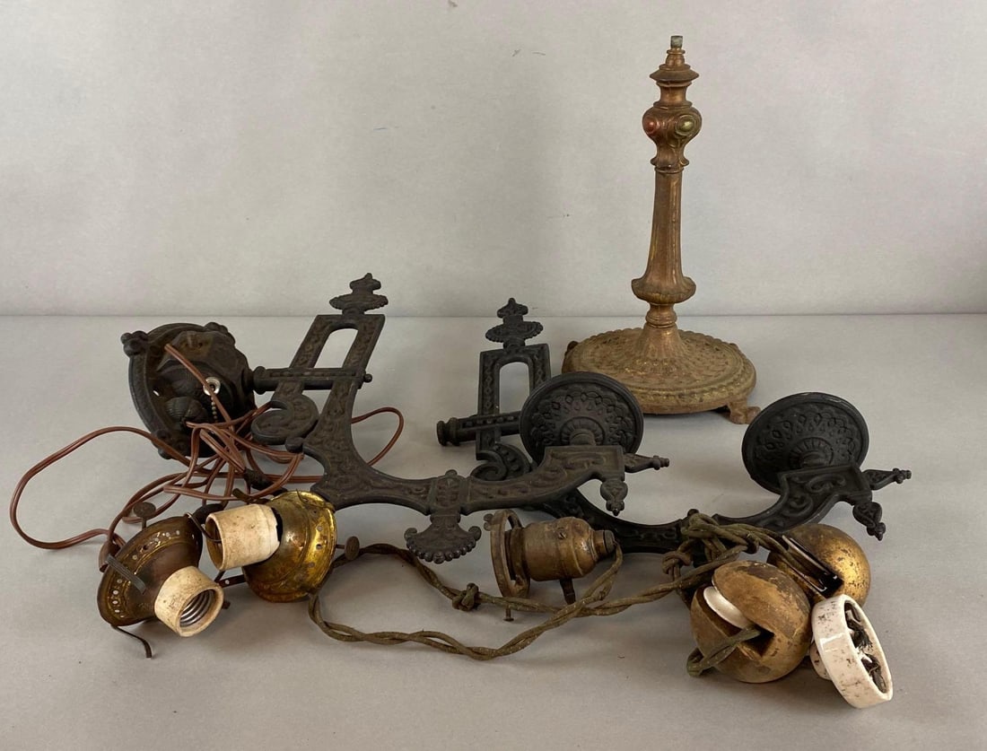 Group of 4 Vintage Lighting Parts (1 of 4)