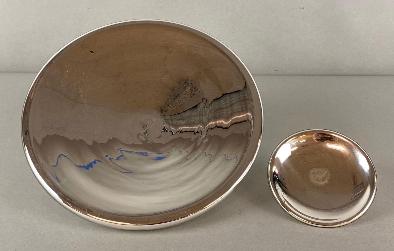 Group of 2 Mercury Glass Light Reflectors (1 of 3)