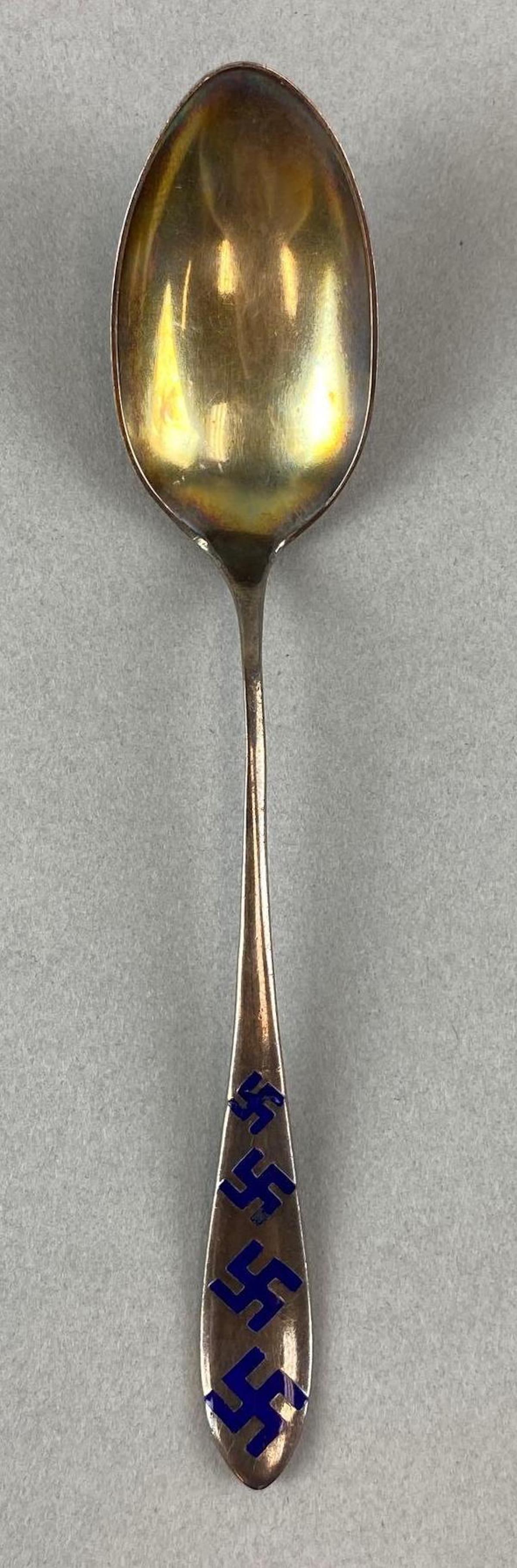 WW2 German PB Sterling Silver Spoon (1 of 5)